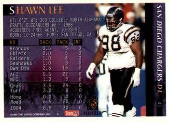 1995 Bowman #41 Shawn Lee Back