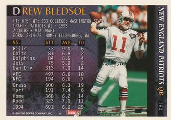 1995 Bowman #180 Drew Bledsoe Back