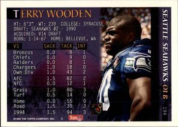 1995 Bowman #194 Terry Wooden Back