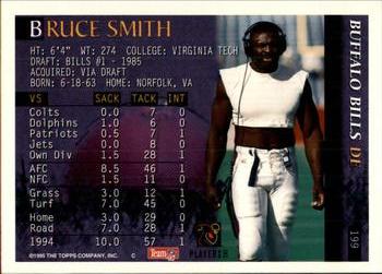 1995 Bowman #199 Bruce Smith Back