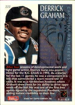 1995 Bowman #222 Derrick Graham Back