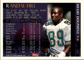 1995 Bowman #256 Randal Hill Back