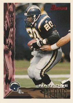 1995 Bowman #258 Natrone Means Front