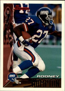 1995 Bowman #268 Rodney Hampton Front