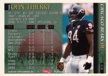 1995 Bowman #318 John Thierry Back