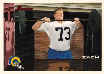 1995 Bowman #320 Zach Wiegert Front