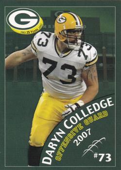 2007 Green Bay Packers Police - Shawano County Sheriff's Office #9 Daryn Colledge Front