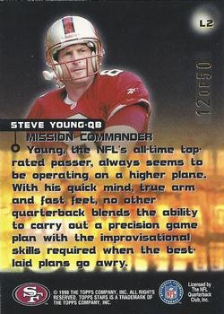1998 Topps Stars - Luminaries Gold #L2 Steve Young Back