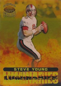 1998 Topps Stars - Luminaries Gold Rainbow #L2 Steve Young Front