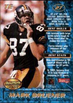 1995 Bowman's Best #27 Mark Bruener Back