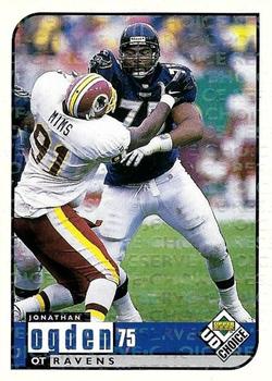 1998 UD Choice - Choice Reserve #14 Jonathan Ogden Front