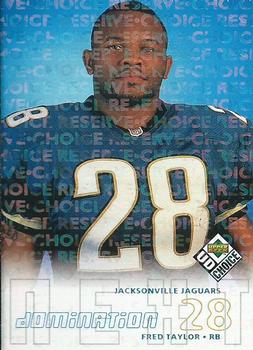 1998 UD Choice - Choice Reserve #263 Fred Taylor Front
