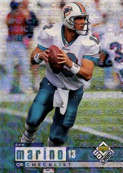 1998 UD Choice - Prime Choice Reserve #437 Dan Marino Front