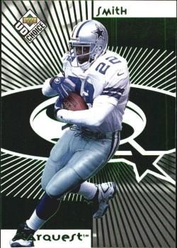 1998 UD Choice - StarQuest Green #22 Emmitt Smith Front