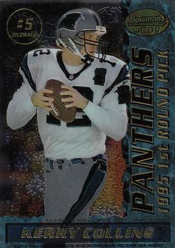 1995 Bowman's Best - Double Finest Mirror Images Draft Picks #5 Trev Alberts / Kerry Collins Back