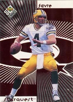 1998 UD Choice - StarQuest Red #4 Brett Favre Front