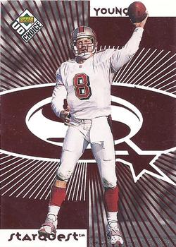 1998 UD Choice - StarQuest Red #9 Steve Young Front