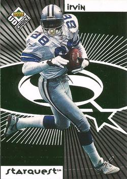1998 UD Choice - StarQuest/RookQuest Green #SR10 Michael Irvin / Kevin Dyson Front