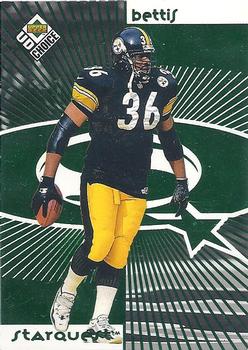 1998 UD Choice - StarQuest/RookQuest Green #SR12 Jerome Bettis / Curtis Enis Front