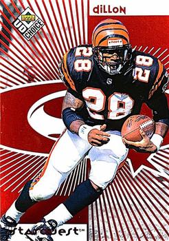 1998 UD Choice - StarQuest/RookQuest Red #SR17 Corey Dillon / Rashaan Shehee Front