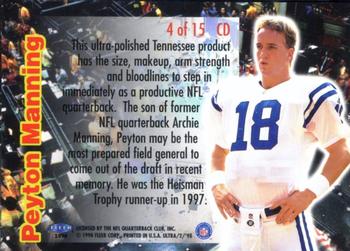 1998 Ultra - Caught in the Draft #4 CD Peyton Manning Back
