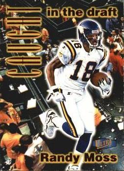 1998 Ultra - Caught in the Draft #8 CD Randy Moss Front