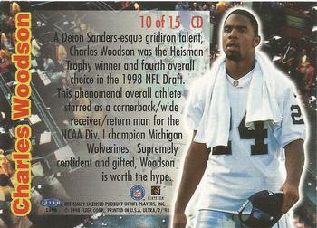 1998 Ultra - Caught in the Draft #10 CD Charles Woodson Back