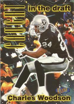 1998 Ultra - Caught in the Draft #10 CD Charles Woodson Front