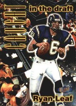 1998 Ultra - Caught in the Draft #11 CD Ryan Leaf Front