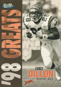1998 Ultra - Gold Medallion #366G Corey Dillon Front