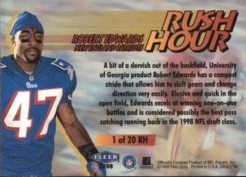 1998 Ultra - Rush Hour #1RH Robert Edwards Back