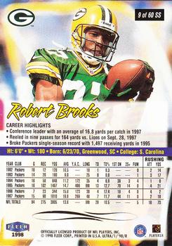 1998 Ultra - Sensational Sixty #9SS Robert Brooks Back