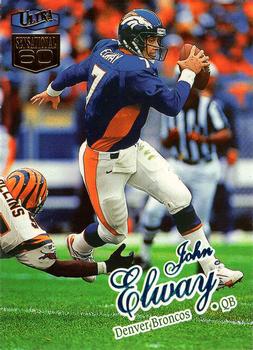 1998 Ultra - Sensational Sixty #21SS John Elway Front