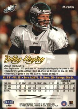 1998 Ultra - Sensational Sixty #31SS Bobby Hoying Back