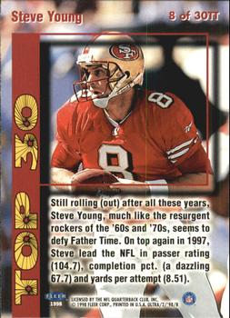 1998 Ultra - Top 30 #8TT Steve Young Back