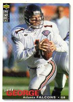 1995 Collector's Choice #160 Jeff George Front