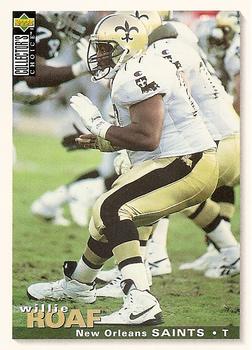 1995 Collector's Choice #187 Willie Roaf Front