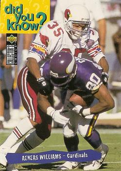 1995 Collector's Choice #46 Aeneas Williams Front