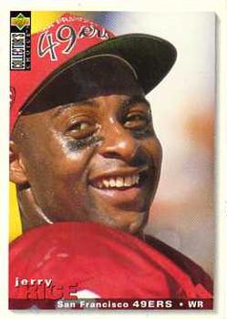 1995 Collector's Choice #78 Jerry Rice Front