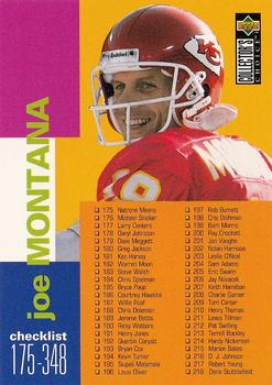 1995 Collector's Choice #348 Joe Montana Front