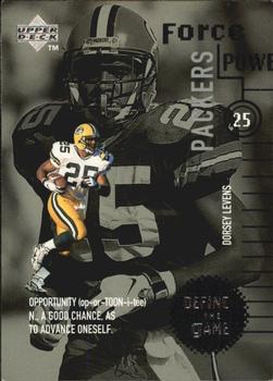1998 Upper Deck - Define the Game #DG3 Dorsey Levens Front
