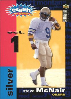 1995 Collector's Choice - You Crash the Game Silver #C10 Steve McNair Front