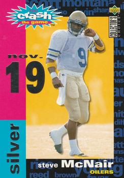 1995 Collector's Choice - You Crash the Game Silver #C10 Steve McNair Front