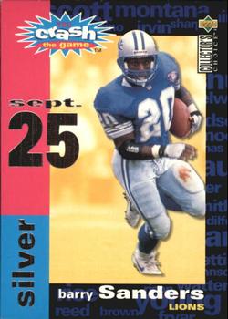 1995 Collector's Choice - You Crash the Game Silver #C14 Barry Sanders Front