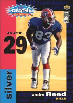 1995 Collector's Choice - You Crash the Game Silver #C24 Andre Reed Front
