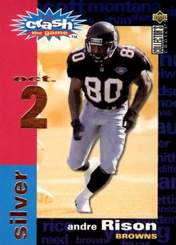 1995 Collector's Choice - You Crash the Game Silver #C25 Andre Rison  Front