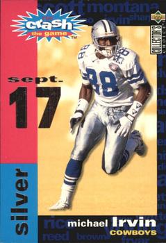 1995 Collector's Choice - You Crash the Game Silver #C27 Michael Irvin Front