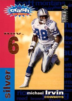 1995 Collector's Choice - You Crash the Game Silver #C27 Michael Irvin Front