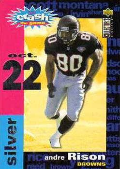 1995 Collector's Choice - You Crash the Game Silver #C25 Andre Rison  Front