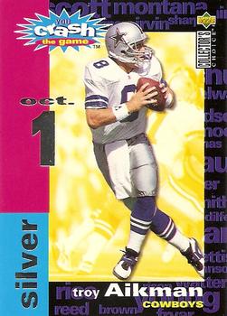 1995 Collector's Choice - You Crash the Game Silver #C7 Troy Aikman Front